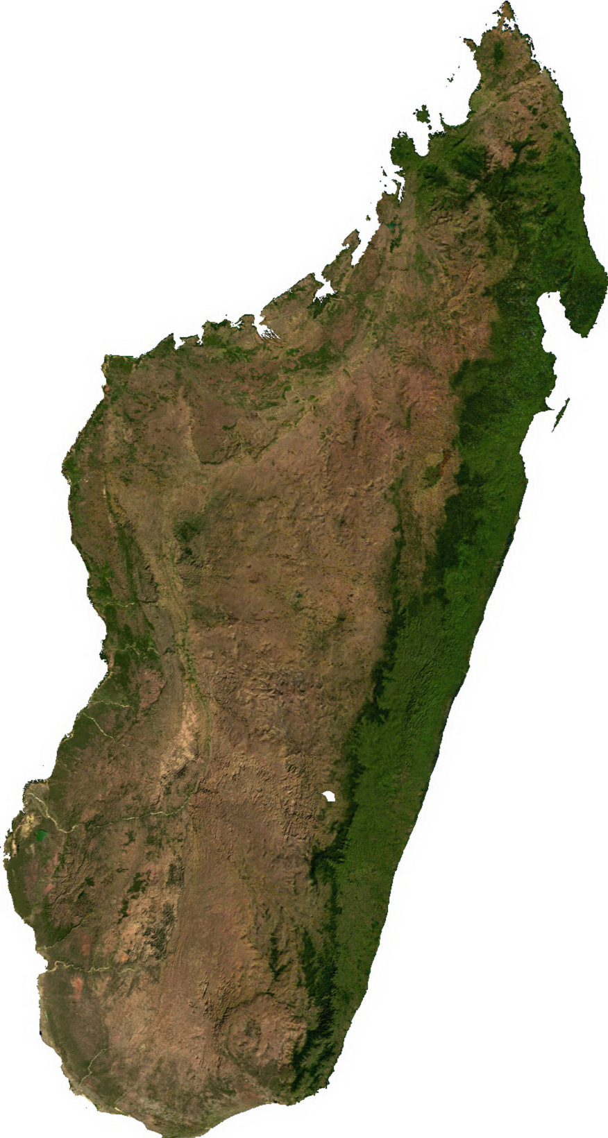 Madagascar
                satelite image