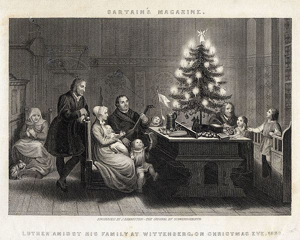 Luther and
                      Christmas Tree